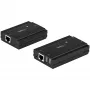 StarTech.com 4 portu USB 2.0 pagarinātāja centrmezgls pa vienu CAT5e/CAT6 Ethernet kabeli (RJ45) — 100 m (330 pēdas) — USB pagarinātāja centrmezgla adaptera komplekts — metāla korpuss — ārēji barots — 480 Mb/s