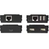 StarTech.com 4 portu USB 2.0 pagarinātāja centrmezgls pa vienu CAT5e/CAT6 Ethernet kabeli (RJ45) — 100 m (330 pēdas) — USB pagarinātāja centrmezgla adaptera komplekts — metāla korpuss — ārēji barots — 480 Mb/s