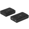 StarTech.com 4 portu USB 2.0 pagarinātāja centrmezgls pa vienu CAT5e/CAT6 Ethernet kabeli (RJ45) — 100 m (330 pēdas) — USB pagarinātāja centrmezgla adaptera komplekts — metāla korpuss — ārēji barots — 480 Mb/s