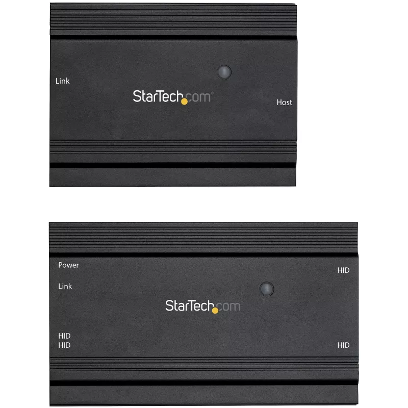 StarTech.com 4 portu USB 2.0 pagarinātāja centrmezgls pa vienu CAT5e/CAT6 Ethernet kabeli (RJ45) — 100 m (330 pēdas) — USB pagarinātāja centrmezgla adaptera komplekts — metāla korpuss — ārēji barots — 480 Mb/s