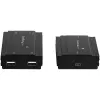 StarTech.com 4 portu USB 2.0 pagarinātāja centrmezgls pa vienu CAT5e/CAT6 Ethernet kabeli (RJ45) — 100 m (330 pēdas) — USB pagarinātāja centrmezgla adaptera komplekts — metāla korpuss — ārēji barots — 480 Mb/s