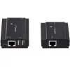 StarTech.com 4 portu USB 2.0 pagarinātāja centrmezgls pa vienu CAT5e/CAT6 Ethernet kabeli (RJ45) — 100 m (330 pēdas) — USB pagarinātāja centrmezgla adaptera komplekts — metāla korpuss — ārēji barots — 480 Mb/s