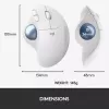 Pele Logitech ERGO M575 bezvadu trackball RF Wireless + Bluetooth