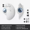Pele Logitech ERGO M575 bezvadu trackball RF Wireless + Bluetooth