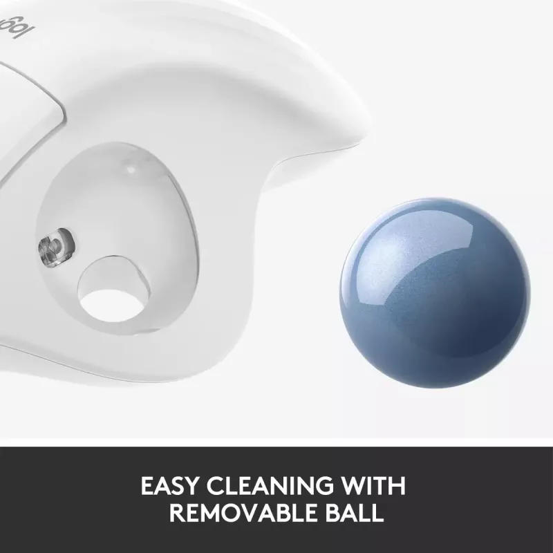 Pele Logitech ERGO M575 bezvadu trackball RF Wireless + Bluetooth