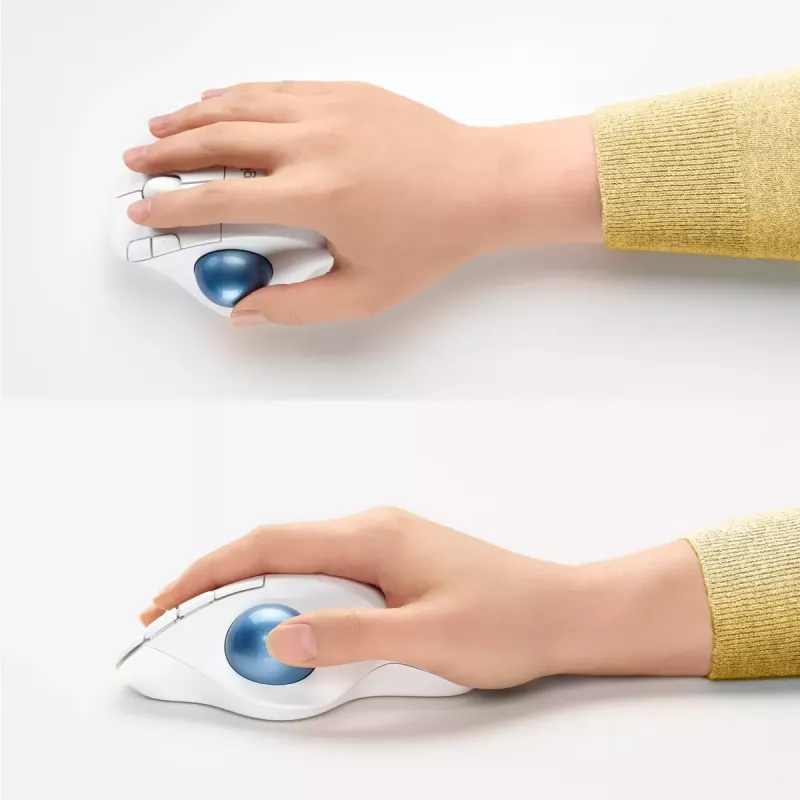 Pele Logitech ERGO M575 bezvadu trackball RF Wireless + Bluetooth