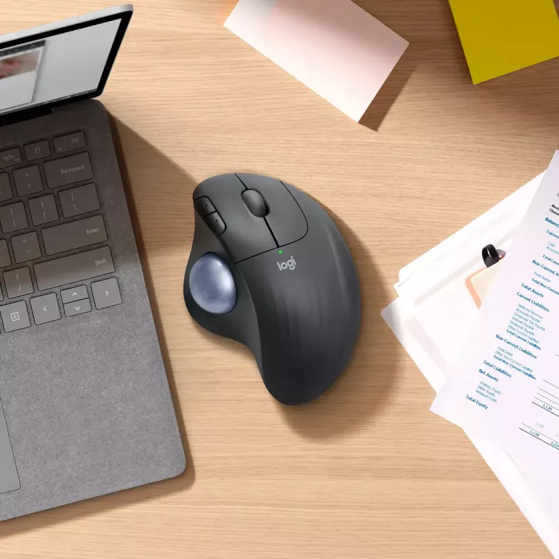Pele Logitech ERGO M575 bezvadu trackball RF Wireless + Bluetooth