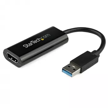 StarTech.com USB 3.0–HDMI adapteris, USB–HDMI monitora pārveidotājs operētājsistēmai Windows, 1080p (netiek atbalstītas macOS/ChromeOS/Linux) – TAA