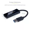 StarTech.com USB 3.0–HDMI adapteris, USB–HDMI monitora pārveidotājs operētājsistēmai Windows, 1080p (netiek atbalstītas macOS/ChromeOS/Linux) – TAA