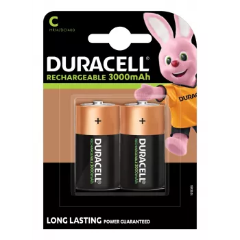 Duracell Ultra C uzlādējamā baterija, niķeļa-metāla hidrīda (NiMH)