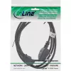 InLine strāvas kabelis Lielbritānijas kontaktdakša / 3 kontaktu IEC C13 ligzda, 1,8 m