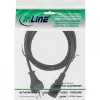 InLine strāvas vads, Itālija vīrišķais / 3-pin IEC C13 vīrišķais, 1,8 m