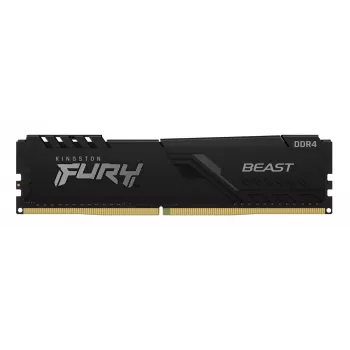 Kingston Technology FURY Beast 16GB 3200MT/s DDR4 CL16 DIMM melns