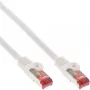 InLine komutācijas kabelis S/FTP PiMF Cat.6 250MHz PVC CCA balts 2m