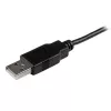 StarTech.com īss Micro-USB kabelis - vīr./vīr. - 15 cm (6 collas), 0,15 m, USB A, Micro-USB B, USB 2.0, vīrišķais/vīrišķais, melns