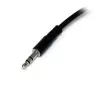 StarTech.com plāns stereo sadalītāja kabelis — 3,5 mm spraudnis uz 2x 3,5 mm ligzdām