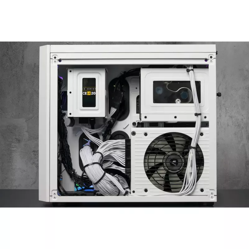 PC Case Corsair Crystal 280X Micro ATX balta