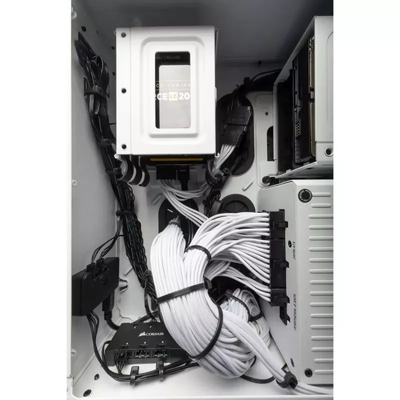 PC Case Corsair Crystal 280X Micro ATX balta