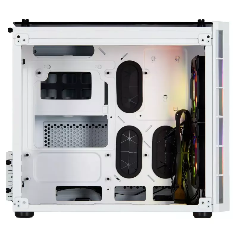 PC Case Corsair Crystal 280X Micro ATX balta