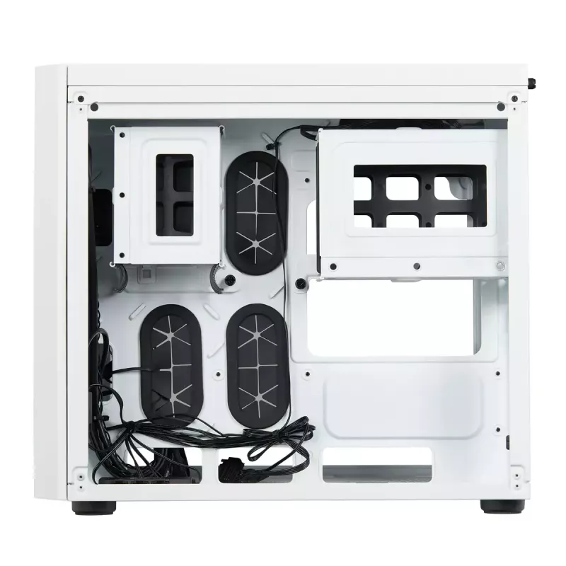 PC Case Corsair Crystal 280X Micro ATX balta