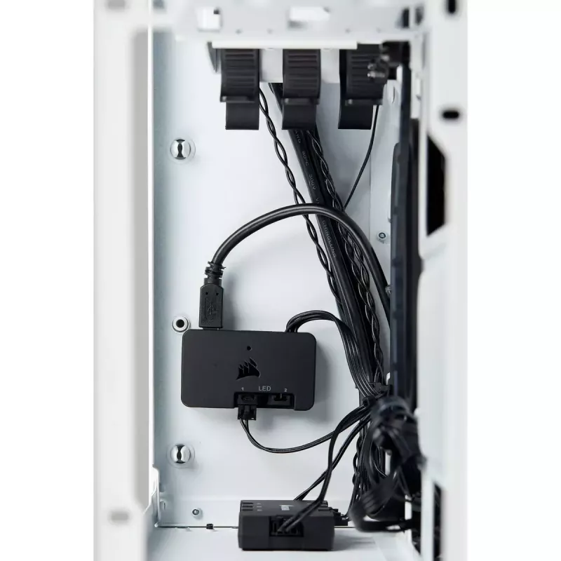 PC Case Corsair Crystal 280X Micro ATX balta