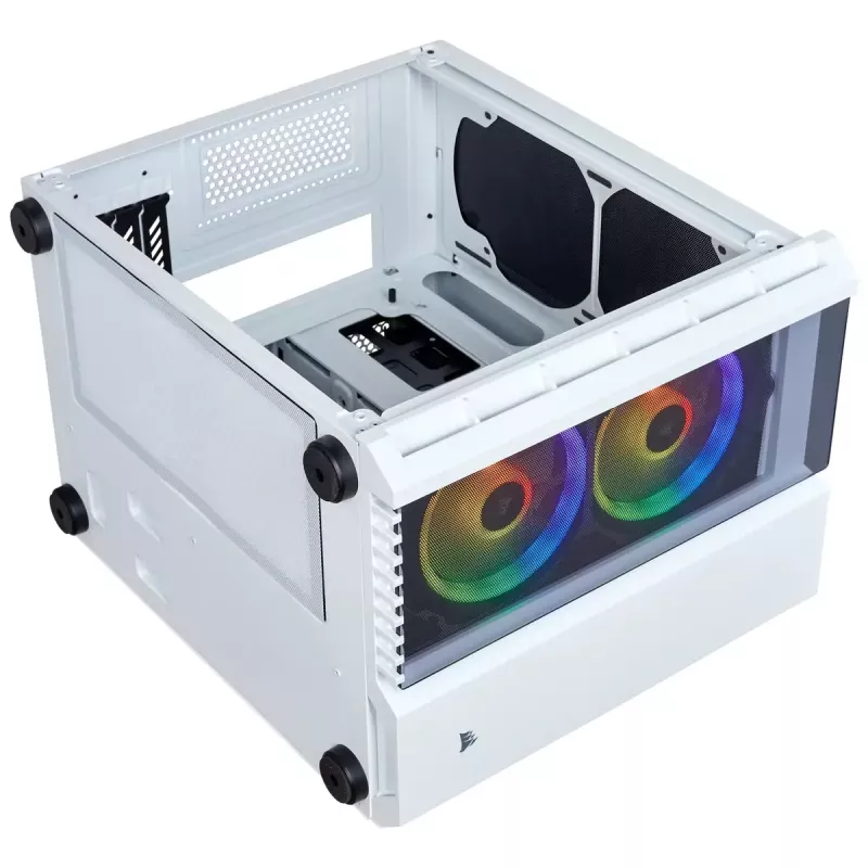 PC Case Corsair Crystal 280X Micro ATX balta