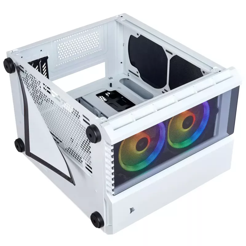 PC Case Corsair Crystal 280X Micro ATX balta