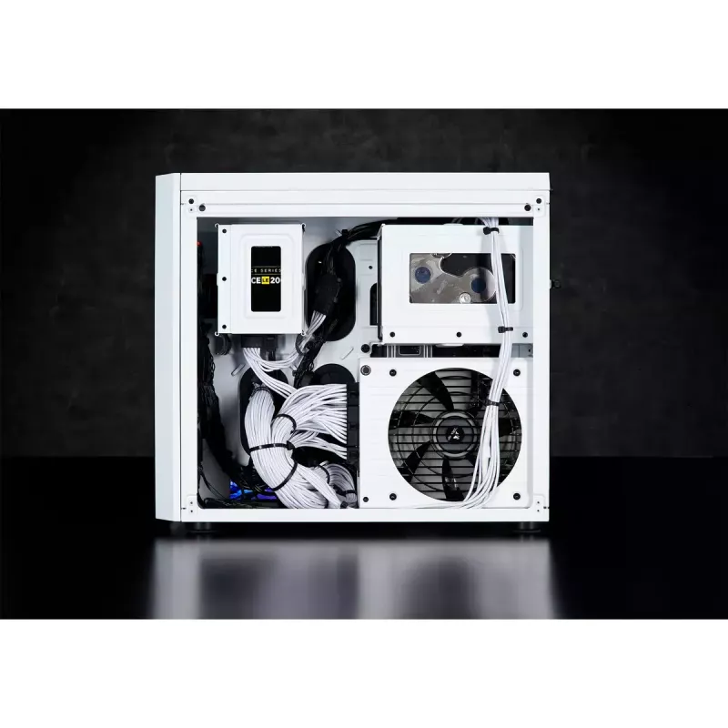 PC Case Corsair Crystal 280X Micro ATX balta