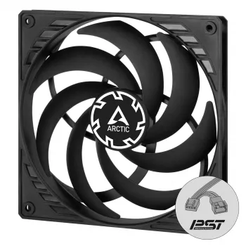ARCTIC P14 plāns PWM PST Spiedienoptimizēts 140 mm PWM Ventilators ar integrētu Y-kabeli