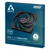 ARCTIC P14 plāns PWM PST Spiedienoptimizēts 140 mm PWM Ventilators ar integrētu Y-kabeli