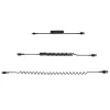 StarTech.com 50cm (20in) USB uz Lightning kabelis, MFi sertificēts, spirālveida iPhone uzlādes kabelis, melns, izturīgs TPE apvalks aramīda šķiedra, pastiprināts spirālveida Lightning kabelis
