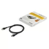 StarTech.com 3 pēdu (1 m) plāns HDMI 2.0 kabelis, elastīgs Premium sertificēts HDMI vads ar Ethernet, UHD 4K 60Hz HDR10, izturīgs aramīda šķiedras dizains ar TPE apvalku