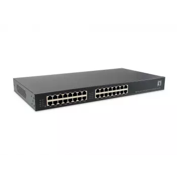 LevelOne POH-1620 16 portu augstas jaudas PoE vidējā pieslēguma centrmezgls ,400W