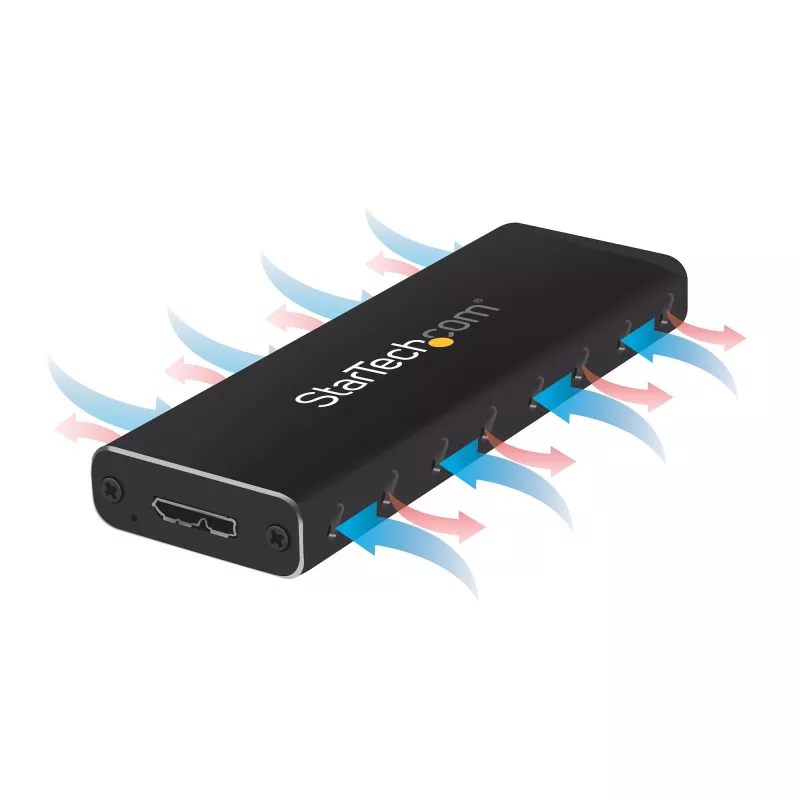 StarTech.com M.2 SSD korpuss M.2 SATA SSD diskiem - USB 3.0 (5 Gbps) ar UASP