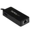 StarTech.com USB-C uz Gigabit tīkla adapteri ar papildu USB 3.0 portu