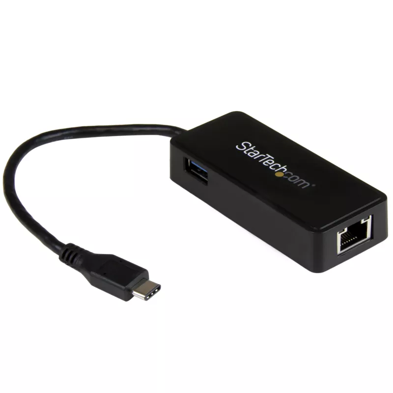StarTech.com USB-C uz Gigabit tīkla adapteri ar papildu USB 3.0 portu