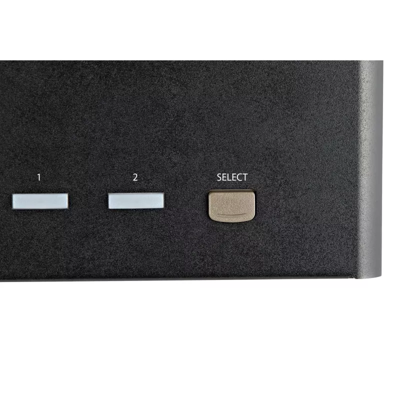 StarTech.com 2 Portu Quad Monitor DisplayPort KVM Slēdzis - 4K 60Hz UHD HDR - Galda 4K DP 1.2 KVM ar 2 Portu USB 3.0 Centrmezglu (5Gbps) un 4x USB 2.0 HID Portiem, Audio - Karstie taustiņi pārslēgšanai - TAA