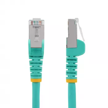 StarTech.com 2m CAT6a Ethernet kabelis - Akvamarīns - Bez halogena ar zemu dūmu līmeni (LSZH) - 10GbE 500MHz 100W PoE++ Aizķeršanās novēršanas RJ-45 ar sprieguma samazinājumiem S/FTP tīkla savienojuma vads