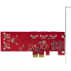 StarTech.com SATA PCIe karte - 10 portu PCIe SATA paplašināšanas karte - 6Gbps - zema/pilna profila - sakrautie SATA savienotāji - ASM1062 Non-Raid - PCI Express uz SATA pārveidotājs/adapteris