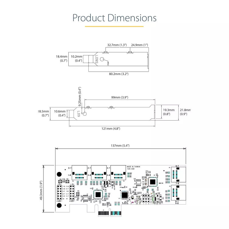 StarTech.com SATA PCIe karte - 10 portu PCIe SATA paplašināšanas karte - 6Gbps - zema/pilna profila - sakrautie SATA savienotāji - ASM1062 Non-Raid - PCI Express uz SATA pārveidotājs/adapteris