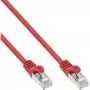 InLine Patch vads SF/UTP Cat.5e sarkans 3 m