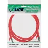 InLine Patch vads SF/UTP Cat.5e sarkans 3 m