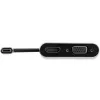 StarTech.com USB-C uz VGA un HDMI adapteris - 2-in-1 - 4K 30Hz - Kosmosa pelēks