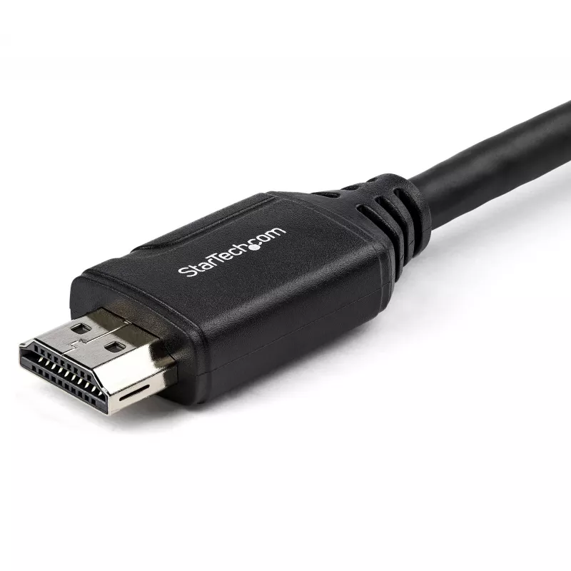 StarTech.com 6 collu (15cm) HDMI porta saudzējošais kabelis - 4K 60Hz ātrgaitas HDMI 2.0 paplašināšanas kabelis ar Ethernet - īss HDMI paplašināšanas kabelis - HDMI vīrišķais pret sievišķo paplašināšanas adaptera vads
