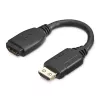 StarTech.com 6 collu (15cm) HDMI porta saudzējošais kabelis - 4K 60Hz ātrgaitas HDMI 2.0 paplašināšanas kabelis ar Ethernet - īss HDMI paplašināšanas kabelis - HDMI vīrišķais pret sievišķo paplašināšanas adaptera vads
