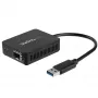 StarTech.com USB 3.0 uz optiskās šķiedras pārveidotājs - kompakts USB uz atvērtu SFP adapteris - USB uz gigabita tīkla adapteris - USB 3.0 optiskās šķiedras adapteris, saderīgs ar daudzmodu (MMF)/vienmoda šķiedru (SMF)