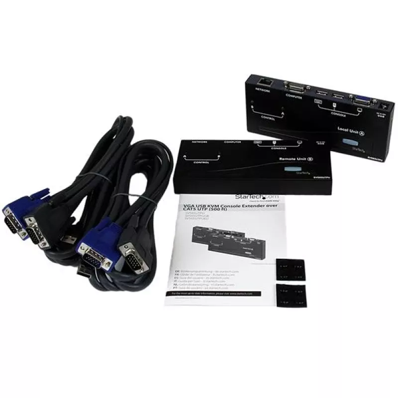 StarTech.com USB VGA KVM konsoles pagarinātājs caur CAT5 UTP (500 pēdām)