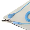 StarTech.com antistatiskais paklājiņš, ESD paklājiņš elektronikas remontam, antistatiskais galda/darbvirsmas paklājiņš ar noņemamu zemējuma vadu, ANSI/ESD S 4.1, elastīgs termoplastisks darba pamatne/paklājiņš, 23x47 collas (60x120 cm)