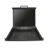 StarTech.com 8 pieslēgvietu plauktā montējama KVM konsole ar 1.8 m kabeļiem - Integrēts KVM slēdzis ar 19 collu LCD monitoru - Pilnvērtīga 1U LCD KVM atvilktne - OSD KVM - Izturīgs 50 000 stundu MTBF - USB + VGA atbalsts