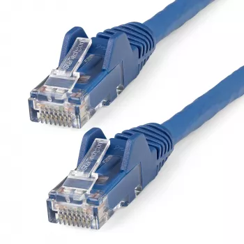 StarTech.com 10m CAT6 Ethernet kabelis - LSZH (zems dūmu līmenis, bez halogēna) - 10 Gigabit 250Mhz 100W PoE RJ45 10GbE UTP tīkla plākstera vads, bez aizķeršanās, ar stiepes samazinājumu - zils, CAT 6, ETL verificēts, 24AWG